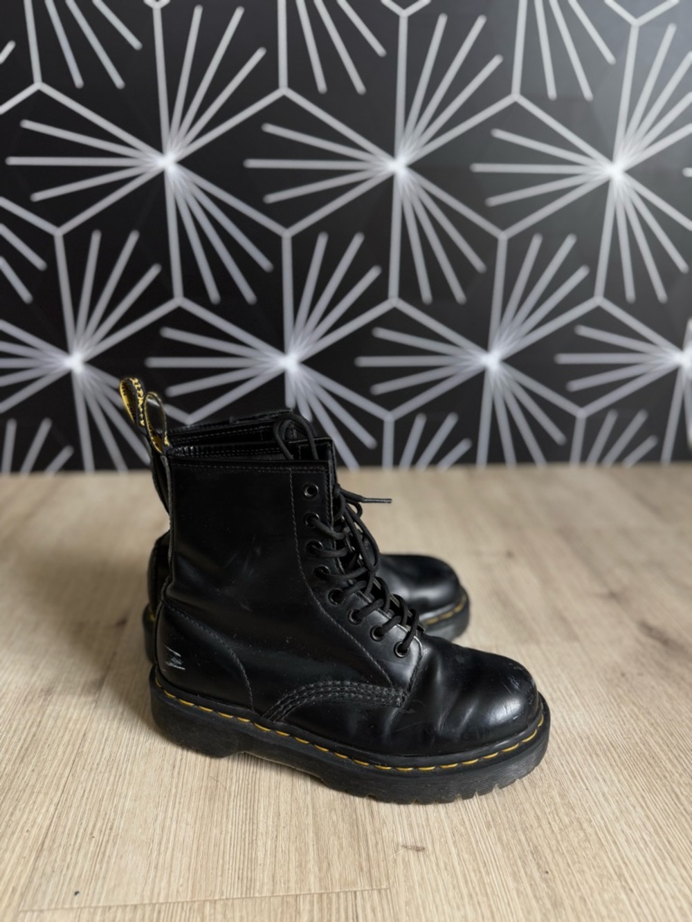 Dr. Martens 1460 BEX Smooth Leather Lace Up Boots - Picture 2 of 9